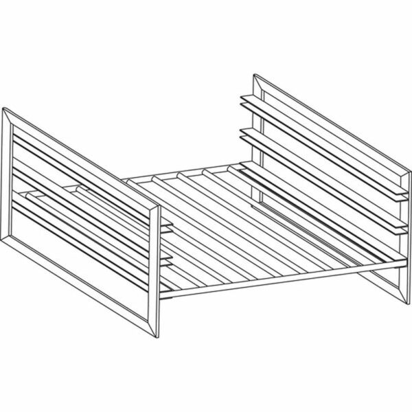 KBS Führungsschienen-Kit GN 1/1 für Unterbauten 40cm