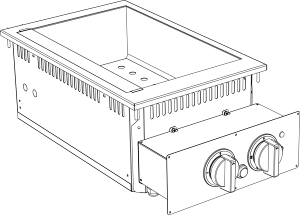 KBS Elektro Bain Marie Liter Drop In 700 Breite 400mm