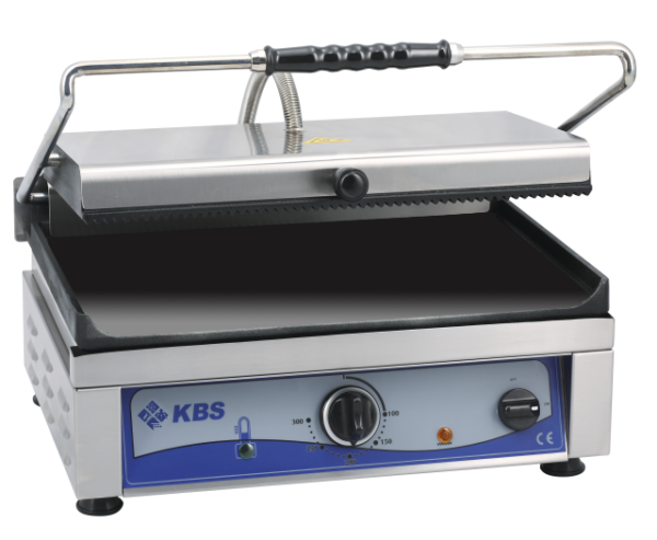 KBS Kontaktgrill Grillfläche 45x27 cm oben gerillt & unten glatt 1 Heizzone – Bild 3