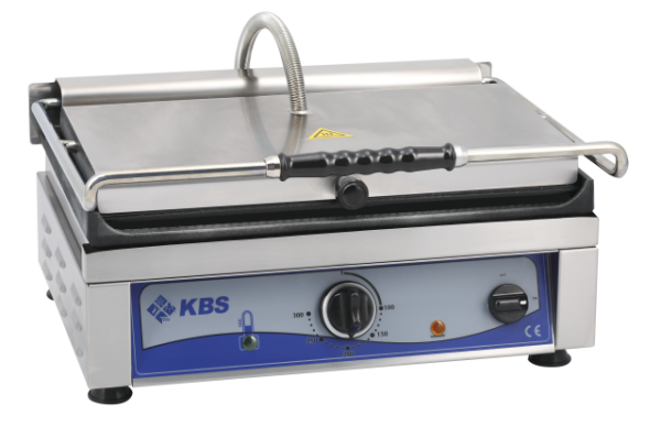 KBS Kontaktgrill Grillfläche 45x27 cm oben gerillt & unten glatt 1 Heizzone – Bild 4