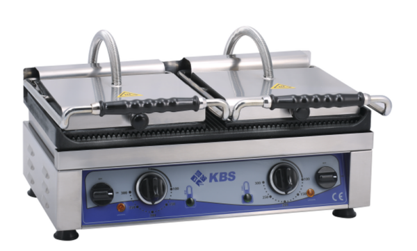 KBS Kontaktgrill Grillfläche 52x24cm oben & unten gerillt 2 Heizzonen – Bild 5