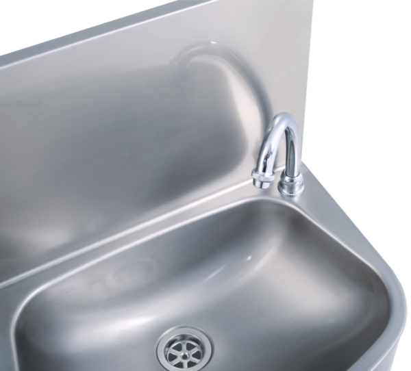 KBS Handwaschbecken halbrunde Form BxTxH 48x35x45cm – Bild 2