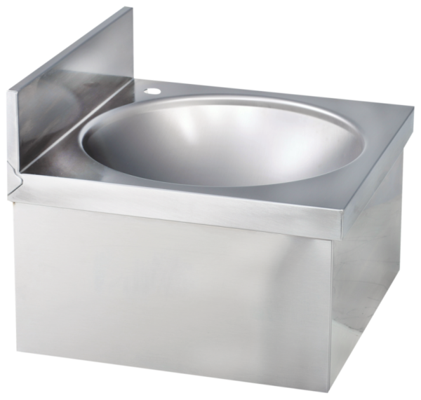 KBS Handwaschbecken eckige Form ohne Mischbatterie BxTxH 40x40x24cm – Bild 2