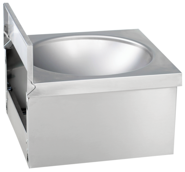 KBS Handwaschbecken eckige Form ohne Mischbatterie BxTxH 40x40x24cm – Bild 3