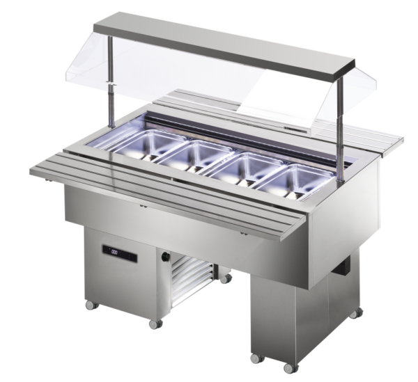 KBS Salatbar Isola 4M VT Inox