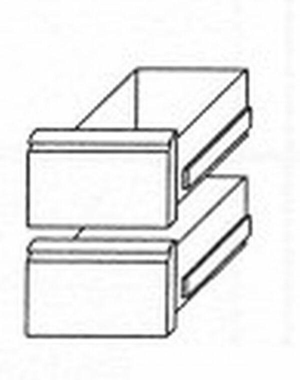 KBS Schubladensatz 1/2 +1/2 Kühltischschubladensatz KTE Serie