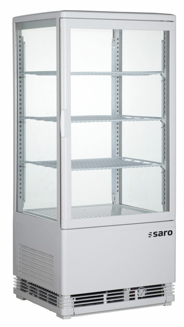 SARO Kühlvitrine 78 Liter, 
Modell SC 80 weiß