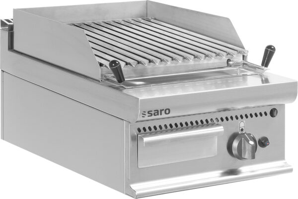 SARO Gas-Lavasteingrill 
Tischmodell E7/BS1BB