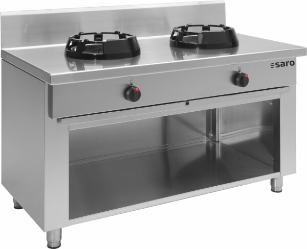 SARO Wok-Gasherd mit offenem Unterbau 
Modell CC/02