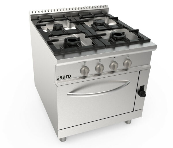 SARO Gasherd + Gasofen 4 Brenner 
Modell LQ / CUG4NG