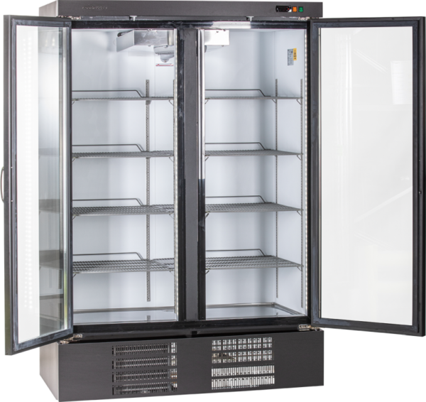 KBS Glastürkühlschrank KU 1200 G mit Drehtüren – Bild 4