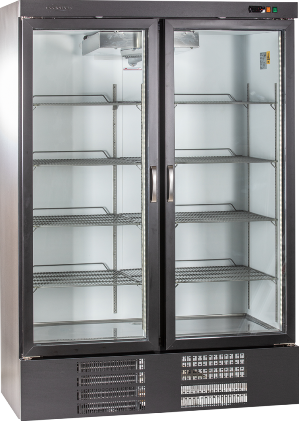 KBS Glastürkühlschrank KU 1200 G mit Drehtüren – Bild 3