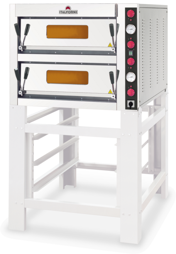 KBS Pizzaofen Allround 4+4 für 4+4 Pizzen ø33cm elektro 9 kW – Bild 2