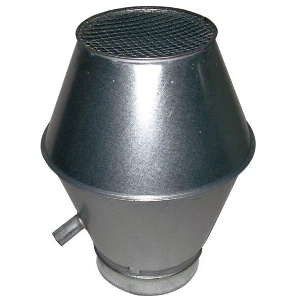 GGG Deflektorhaube mit Ablauf I 560x560x745 mm I für 315er Rohre  6/315