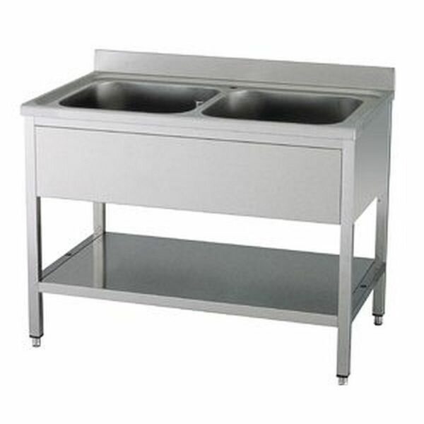 KBS Spültisch mit Aufkantung B 120cm