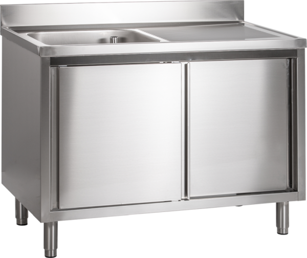 KBS Spülschrank mit Schiebetüren B 120cm - Becken links – Bild 4