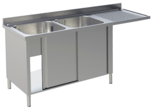 KBS Spülcenter 2 Becken links Breite 160cm
