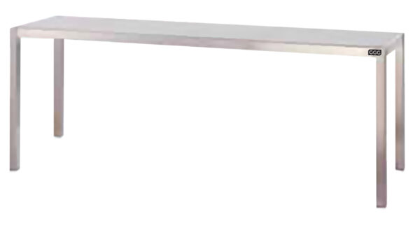 GGG Aufsatzbord I Edelstahl 14301 I 2500mm Breite I 1 Etage ABE254