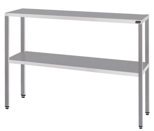 GGG Aufsatzbord I Edelstahl 14301 I 1300mm Breite I 2 Etage ABD133