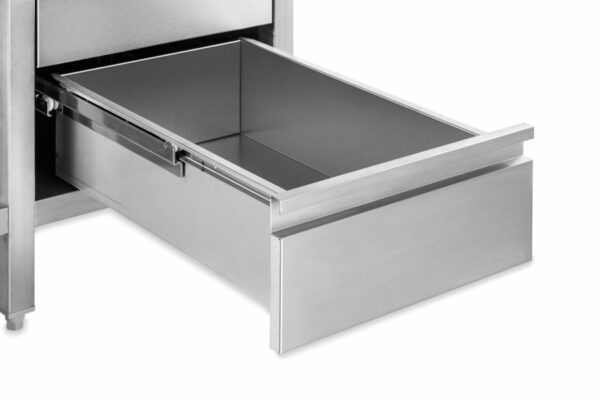 GGG Arbeitsschrank mit Schubladenblock 1000x800x850,ASBR108A Edelstahl I mit Aufkantung – Bild 3