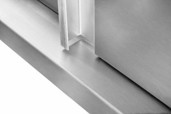 GGG Arbeitsschrank mit Schiebetüren 2500x800x850 I Edelstahl ATS258 – Bild 2