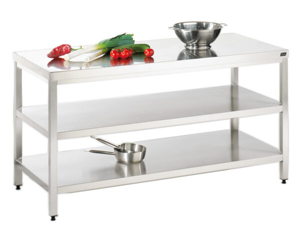 GGG Arbeitstisch mit Grund - & Zwischenboden Serie Variabel I Bautiefe: 600 mm I Breite: 900 mm I ATGZ096 – Bild 4