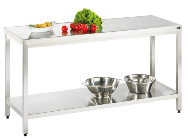 GGG Arbeitstisch mit Grundboden Serie Variabel I Bautiefe: 800 mm I Breite: 2200 mm I ATG228