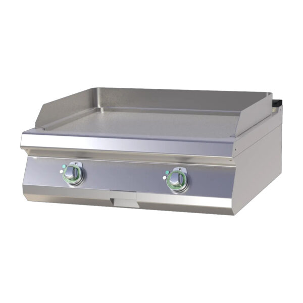 A&S Gastro Elektro-Grillplatte glatt mit 2 Heizzonen FTH-C-708E