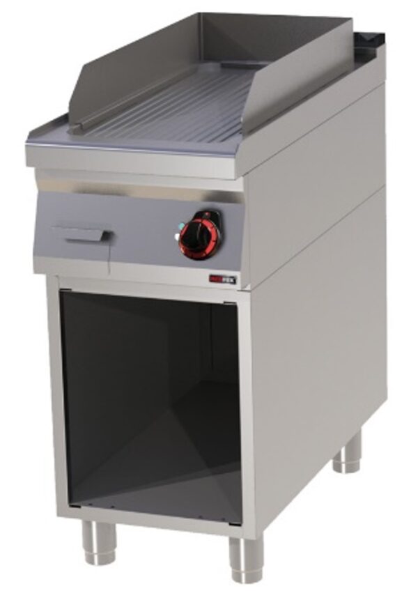 A&S Gastro Thermik Serie 900 I Elektro-Grillplatte mit Unterbau I FTR-90/40E FTR-90/40E