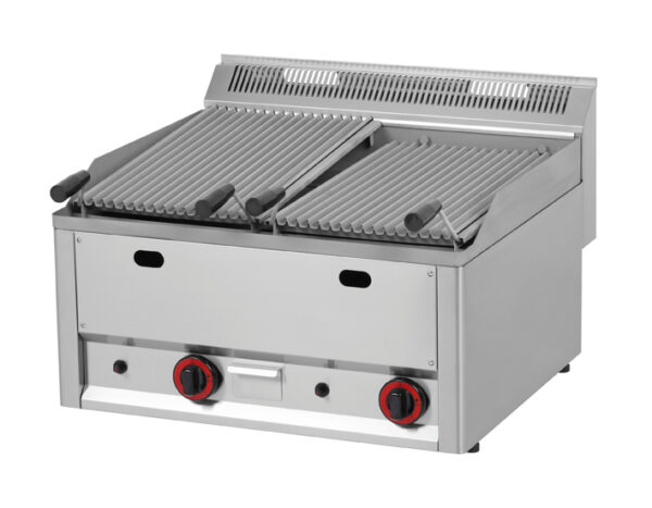 A&S Gastro Thermik Serie 600 I Gas-Lavasteingrill I GL-60GL GL-60GL