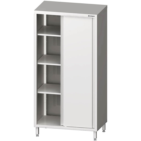 Stalgast Hochschrank mit Schiebetüren, 1200x700x2000 mm, verschweißt