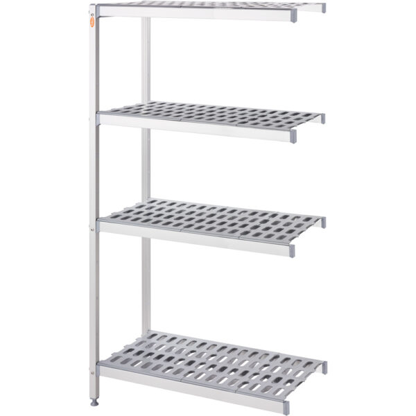 Stalgast Lagerregal aus Aluminium mit 2 Beinen 859x560x1680 mm (BxTxH)