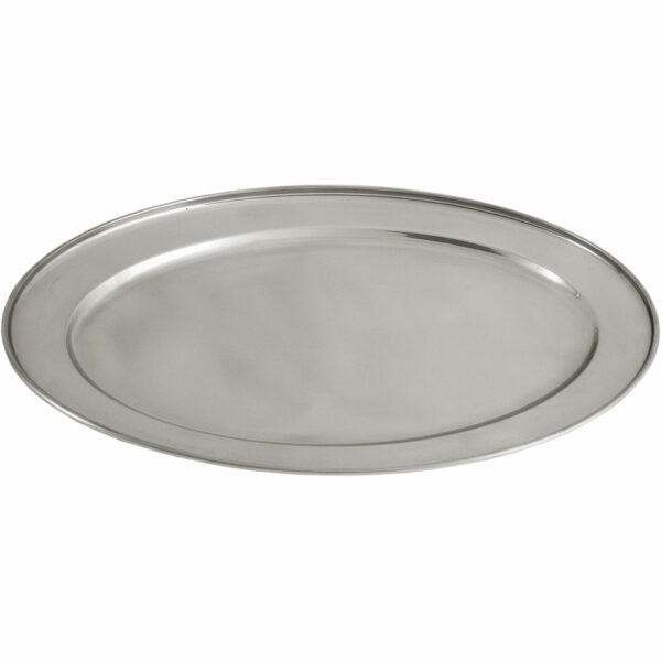 Stalgast Servierplatte oval, Edelstahl, 49,8 x 34,6 cm (BxT)