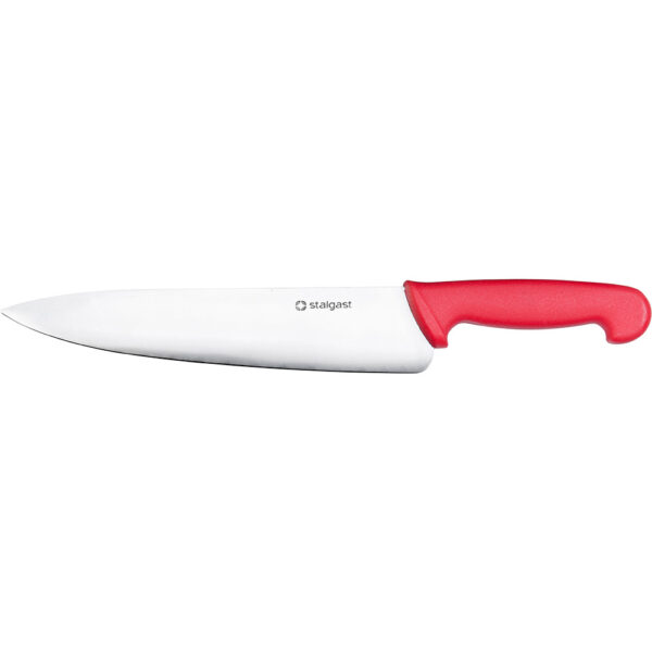 Stalgast Stalgast Kochmesser, HACCP, Griff rot, Edelstahlklinge 25 cm