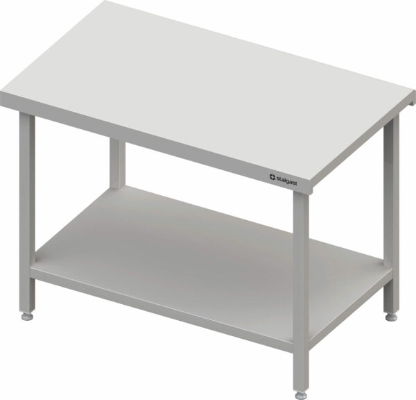 Stalgast Neutralausgabe mit Grundboden 1500x750x880 mm, Edelstahlarbeitsplatte