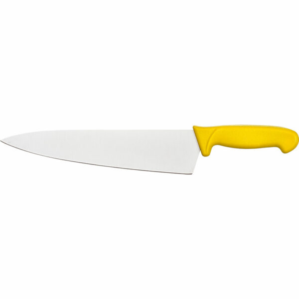 Stalgast Kochmesser Premium, HACCP, Griff gelb, Edelstahlklinge 26 cm