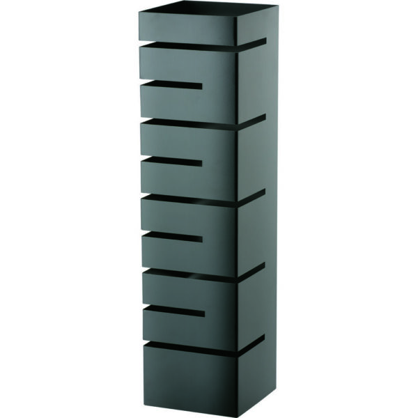 Stalgast Buffet-Ständer hoch, Einschübe winklig, 150x150x570 mm (BxTxH), schwarz