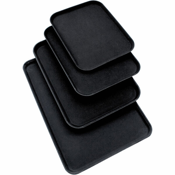Stalgast Tablett, mit rutschhemmender Oberfläche, schwarz, 405 x 305 mm (BxT)