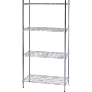 Stalgast Lagerregal aus Chromstahl 910x610x1800 mm