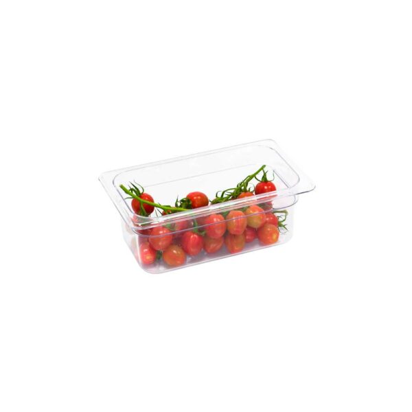 Stalgast Gastronormbehälter, Serie STANDARD, Polycarbonat, GN 1/4 (100 mm)