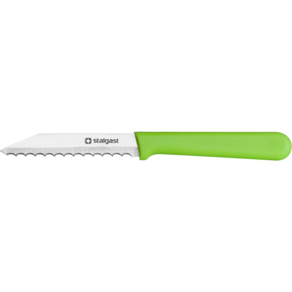 Stalgast Stalgast Brötchenmesser, HACCP, Griff grün, Stahlklinge 8,5 cm