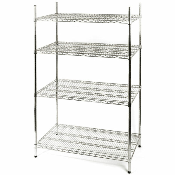 Stalgast Lagerregal aus Chromstahl 1220x455x1800 mm