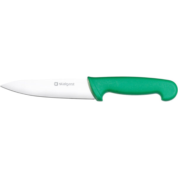 Stalgast Stalgast Küchenmesser, HACCP, Griff grün, Edelstahlklinge 16 cm