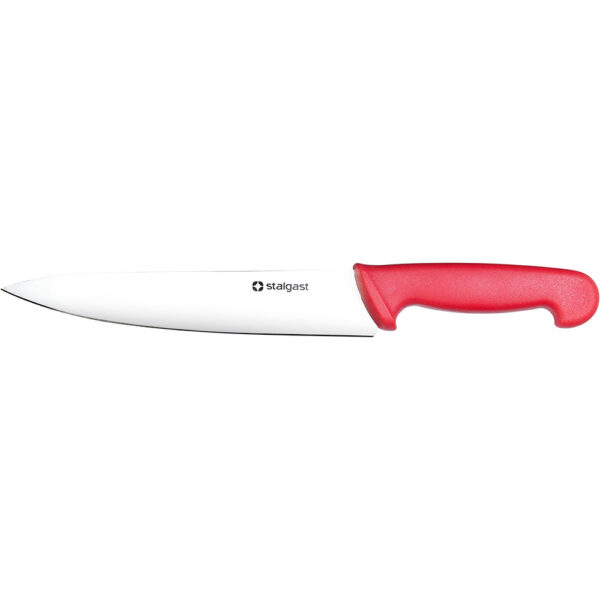 Stalgast Stalgast Küchenmesser, HACCP, Griff rot, Edelstahlklinge 22 cm