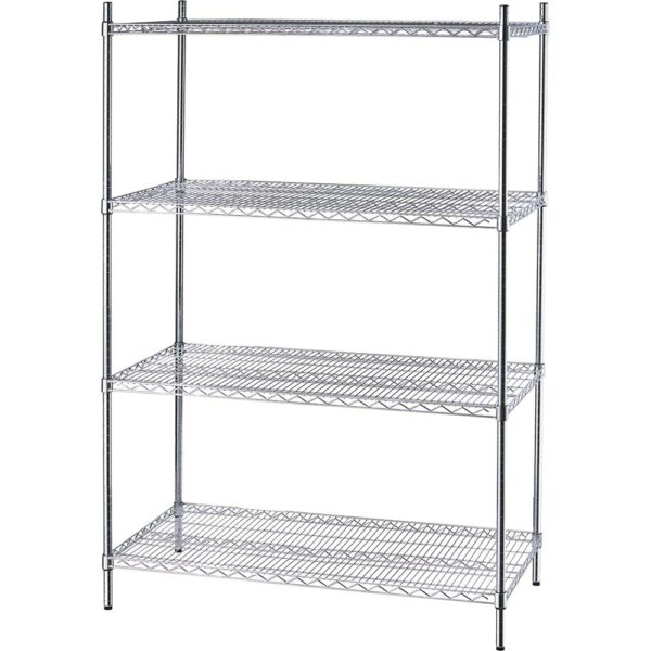 Stalgast Lagerregal mit  Drahtböden 1200x610x1800 mm (BxTxH)