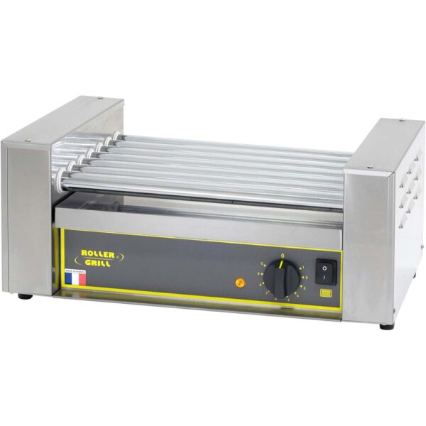 Stalgast ROLLER GRILL Hot Dog Grill, 7 Rollen, Abmessung 545 x 320 x 240 mm (BxTxH)