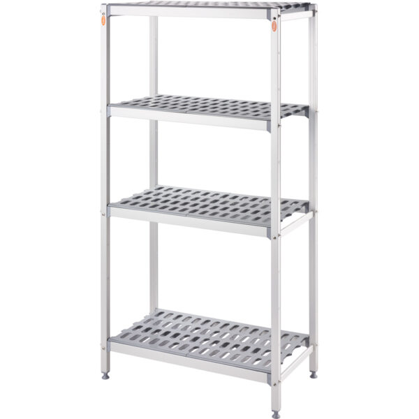 Stalgast Lagerregal aus Aluminium, 1205x560x1680 mm (BxTxH)