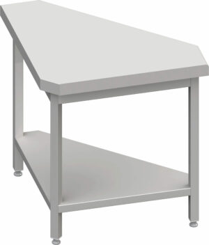 Stalgast Neutralausgabe 90° Ausseneckmodul 785x785x880 mm, Granitarbeitsplatte "Standard G1"