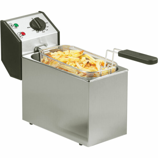 Stalgast ROLLER GRILL Fritteuse, 5 Liter, Abmessung 190 x 425 x 320 mm (BxTxH)