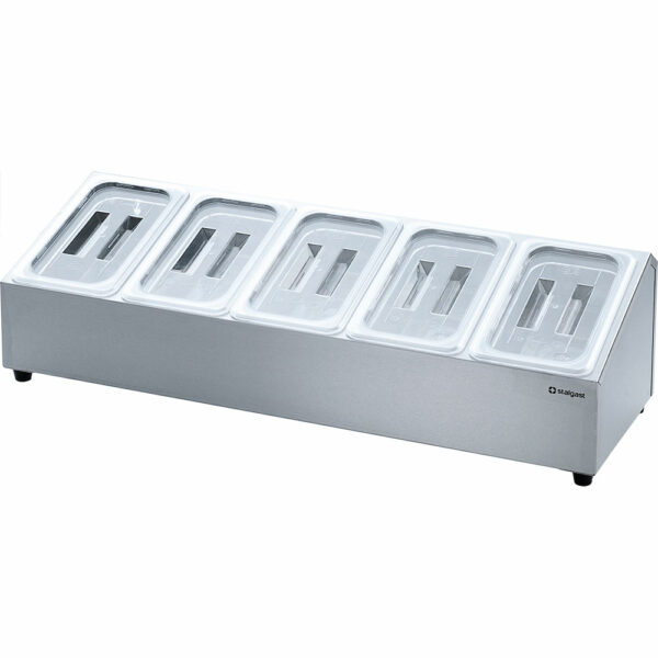 Stalgast Ständer für Gastronormbehälter - 5 x GN 1/4 (150 mm)